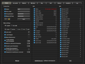 Update Steam Market Bot 34.9.05
