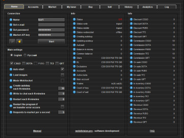 Update Steam Market Bot 34.9.04